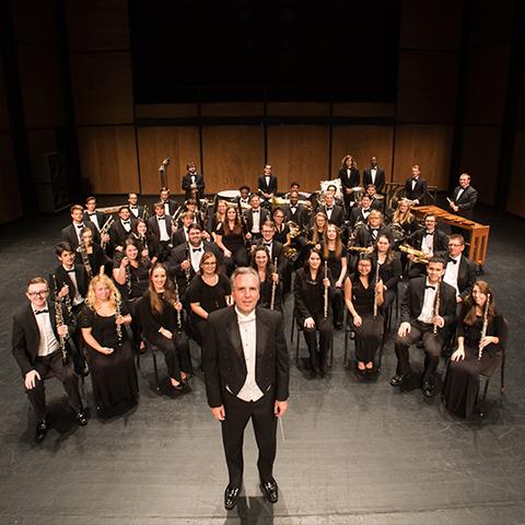 Group photo of wind ensemble